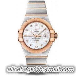 Omega Constellation Brushed Chronometer Watch 158625D