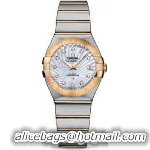 Omega Constellation Brushed Chronometer Watch 158625N