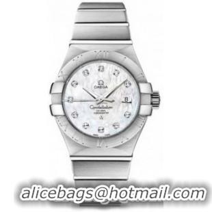 Omega Constellation Brushed Chronometer Watch 158625T