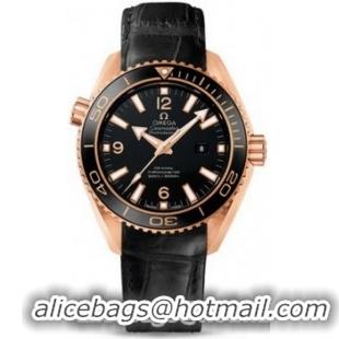 Omega Seamaster Planet Ocean Ceragold Watch 158600D