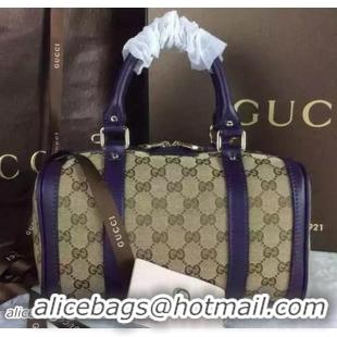 Good Looking Gucci Vintage Web Canvas Denim Bonton Bag 269876 Violet