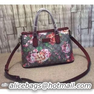 Spot Bulk GUCCI GG Supreme Blooms Tote Bag 429019 Red