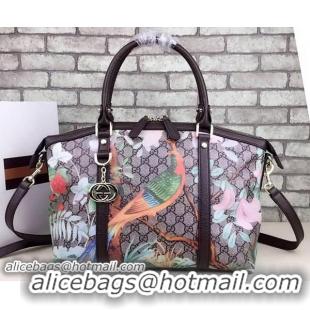 Funny Cheap Gucci Blooms GG Canvas Medium Top Handle Bag 341503 Brown