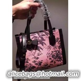 Promotional Gucci Arabesque Canvas Tote Bag 443089 Rose