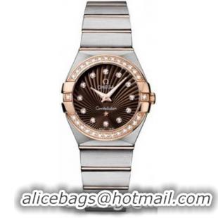 Omega Constellation Brushed Quarz Small Watch 158628S