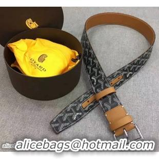 Buy Inexpensive Goyard Belt G8995 Black And Tan