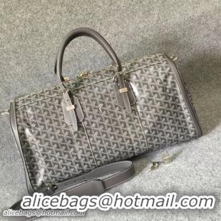 Crafted Expensive Goyard Original Travel Bag 8953 Dark Grey