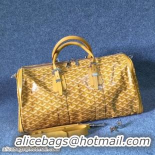 Unique Style Goyard Original Duffle Bag 8953 Yellow