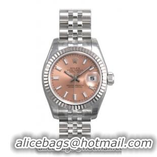 Rolex Lady Datejust Series Ladies 18kt White Gold Automatic Wristwatch 179174-PSJ