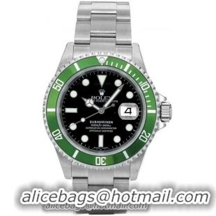 Rolex Submariner Date Series Mens Automatic Wristwatch 16610LV