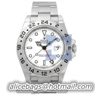 Rolex Explorer II Series Mens Automatic Wristwatch 16570W