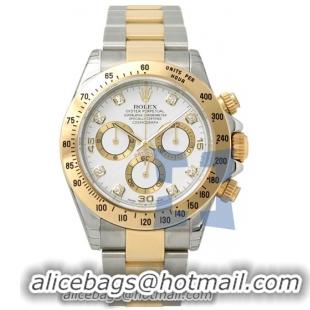 Rolex Daytona Series Stainless Steel and 18k Gold Mens Wristwatch 116523WD