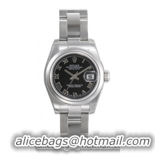 Rolex Datejust Series Ladies Automatic Wristwatch 179160-BKRO