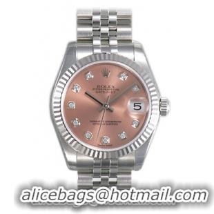 Rolex Datejust Series Unisex Automatic Midsize Wristwatch 178274-PDJ