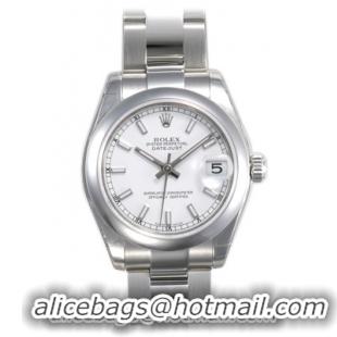 Rolex Datejust Series Fashionable Unisex Automatic Midsize Wristwatch 178240-WSO