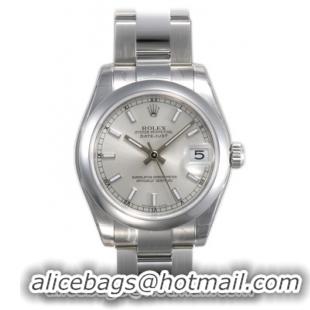 Rolex Datejust Series Fashionable Unisex Automatic Midsize Wristwatch 178240-SSO