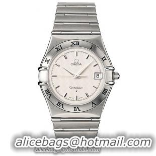 Omega Constellation Classic Series Mens Stainless Steel Wristwatch-1512.30.00