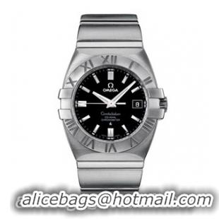 Omega Constellation Double Eagle Stainless Steel Mens Automatic COSC Wristwatch 1503.51.00