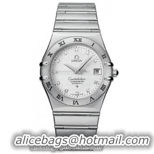 Omega Constellation Chronometer Stainless Steel Mens Automatic COSC Wristwatch 1504.35.00