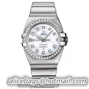 Omega Constellation Double Eagle Chronometer Series Ladies Wristwatch-1599.75.00