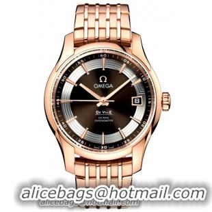 Omega De Ville Hour Vision 18k Rose Gold Mens Wristwatch 431.60.41.21.13.001Omega De Ville Hour Vision 18k Rose Gold Men