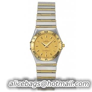 Omega Constellation 18kt Yellow Gold Mini Ladies Watches 1272.10.00