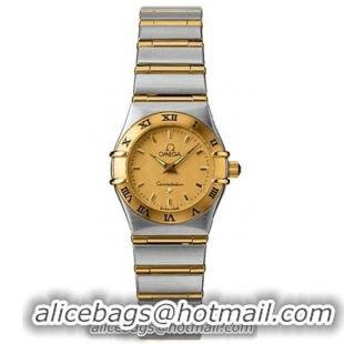 Omega Constellation 18kt Yellow Gold Mini Ladies Watch-1262.10.00