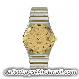 Omega Constellation 18kt Yellow Gold Mens Watches 1252.10.00