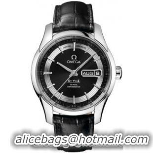 Omega Deville Hour Vision Stainless Steel Mens Automatic Wristwatch 431.33.41.22.03.001