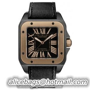 Cartier Santos 100 Fashionable Mens Automatic Wristwatch-W2020009