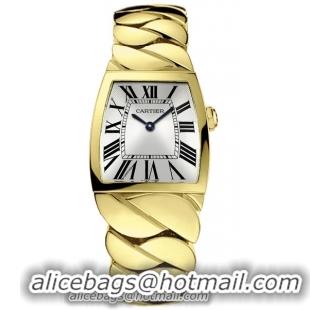 Cartier La Dona 18k Yellow Gold Midsize Ladies Wristwatch-W640010H