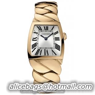 Cartier La Dona 18k Rose Gold Midsize Ladies Wristwatch-W640040I