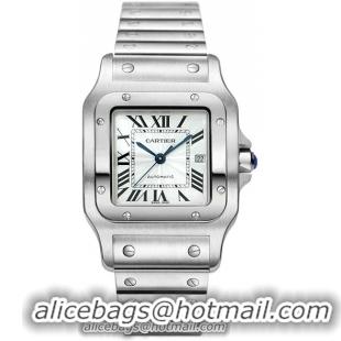 Cartier Santos Stainless Steel Mens Automatic Wristwatch-W20055D6