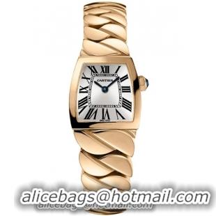 Cartier La Dona Small Series 18k Rose Gold Ladies Swiss Quartz Wristwatch-W640030I