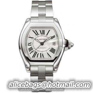 Cartier Roadster Stainless Steel Mens Automatic Wristwatch-W62025V3