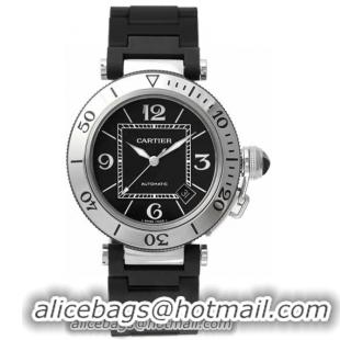 Cartier Pasha Fashionable Stainless Steel Mens Automatic Wristwatch-W31077U2