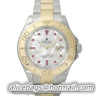 Rolex Yachtmaster 18k & SS RX186