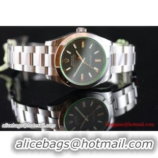 Rolex Green Crystal Milgauss Watch 116400GV-72400