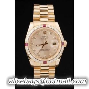 Rolex Datejust Diamond Cutwork Men Watch-RD2403