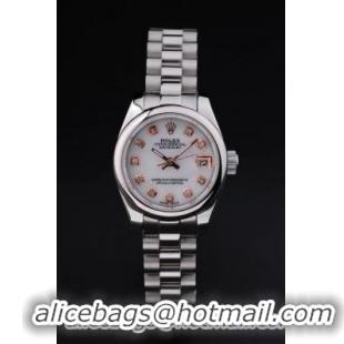 Rolex Datejust Black Stainless Steel 25mm Watch-RD3767