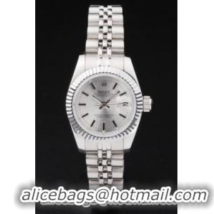 Rolex Datejust Mechanism Silver Surface Watch-RD2453