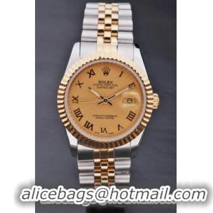 Rolex Datejust Rose Gold Stainless Steel Watch-RD3811