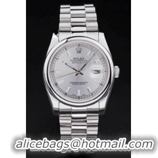 Rolex Datejust Stainless Steel White Surface Watch-RD3857