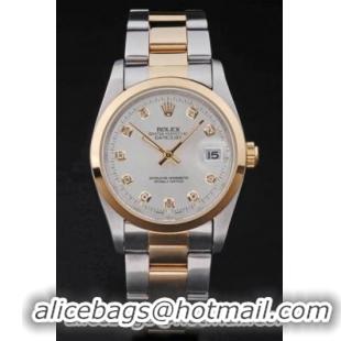 Rolex Datejust Stainless Steel White Watch-RD3875