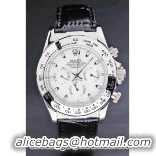 Rolex Daytona Mechanism White Stainless Steel Watch-RD3896