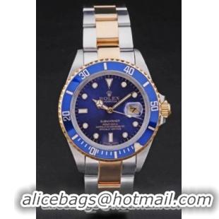 Rolex Submariner Mechanism Golden&Blue Surface Watch-RS4018