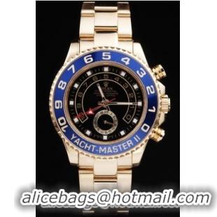 Rolex Yacht-Master II Blue Bezel&Black Surface Watch-RY3338