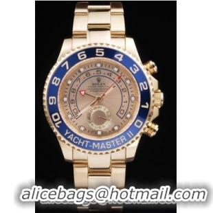 Rolex Yacht-Master II Blue Bezel&Golden Surface Watch-RY3339