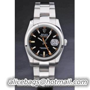 Rolex Milgauss Black Stainless Steel 36mm Men Watch-RM3888