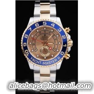 Rolex Yacht-Master II Blue&Golden Watch-RY3334